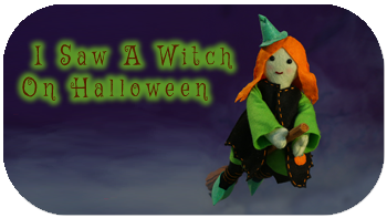 I saw a witch on Halloween