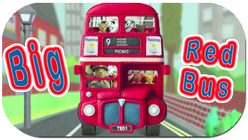 big red bus